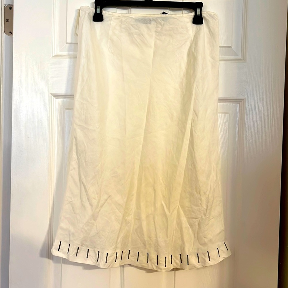 Willi Smith 100% linen skirt